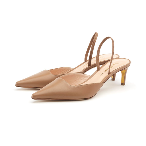 Rupert Sanderson Aminta Cremino Calf 55mm Mid Heels