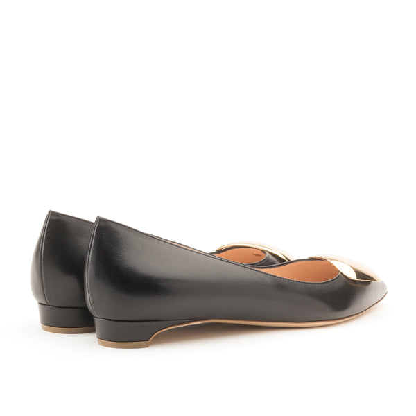 Rupert Sanderson Bedfa Cromato Black Calf 10mm Heels