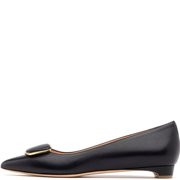 rupert sanderson Bedfa Double Pebble Black Calf 5mm Heels