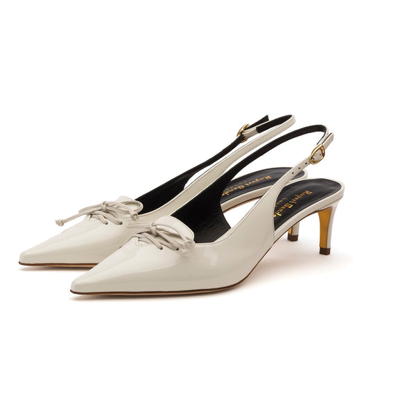 Rupert Sanderson Gratia Frost Patent 55mm Mid Heels
