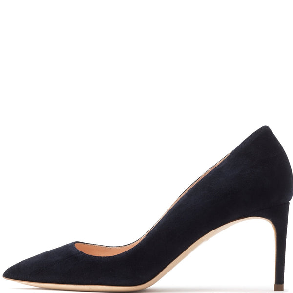 rupert sanderson Nada Moonlight Suede 75mm Mid Heel