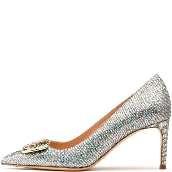rupert sanderson Nada Ripple Pebble Silver Lady 75mm Pumps