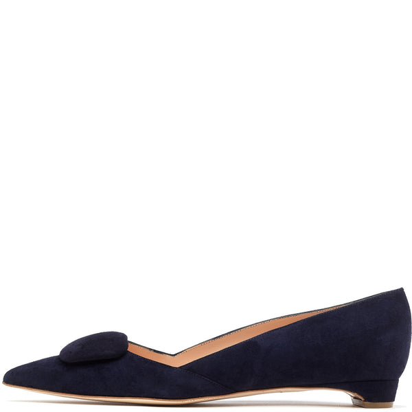 rupert sanderson Aga Notte Suede 5mm Heels