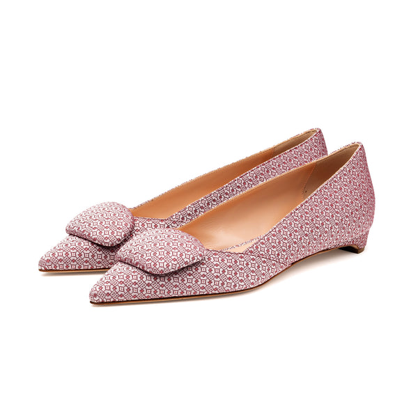 Rupert Sanderson Aga Rosa Microtile Tex 20mm