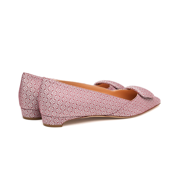 Rupert Sanderson Aga Rosa Microtile Tex 20mm