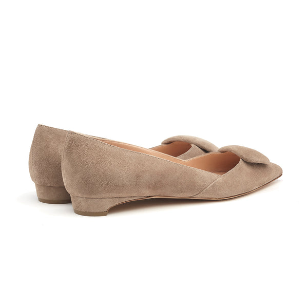 Rupert Sanderson Aga Smoke Suede 5mm Heels