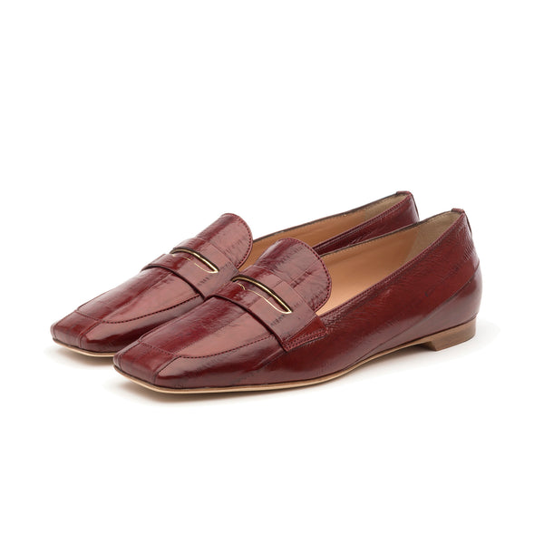 Rupert Sanderson Doublet Merlot Eel 5mm