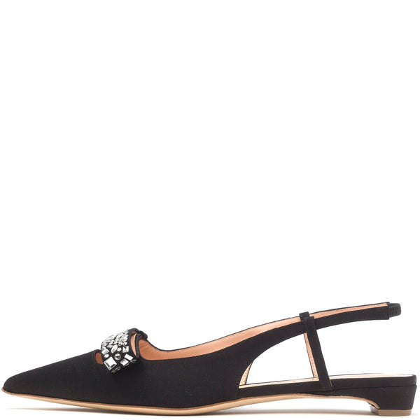 rupert sanderson Homai Strass Black Crepe 5mm