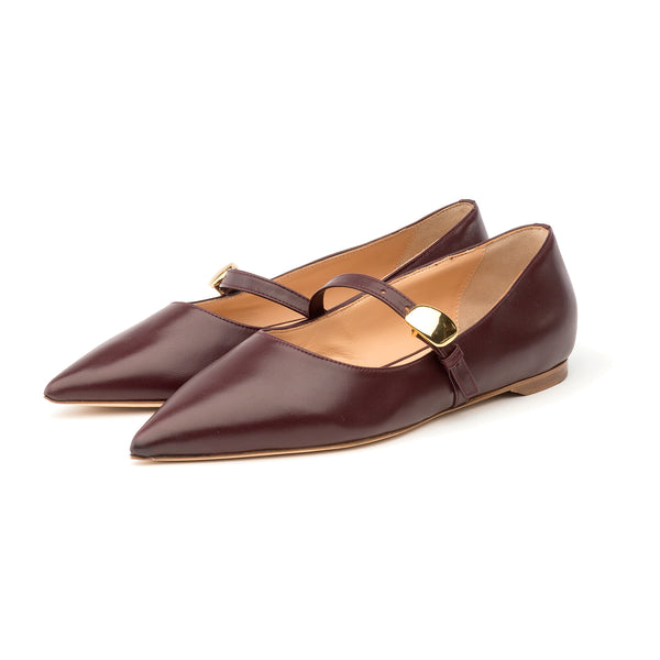 Rupert Sanderson Innis Merlot Calf 5mm Heels