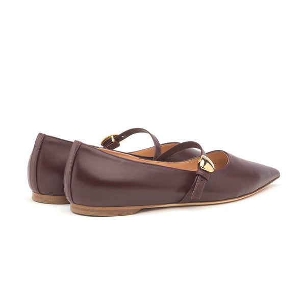 Rupert Sanderson Innis Merlot Calf 5mm Heels