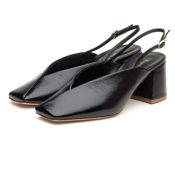 Rupert Sanderson Marquito Black Naplak 60mm