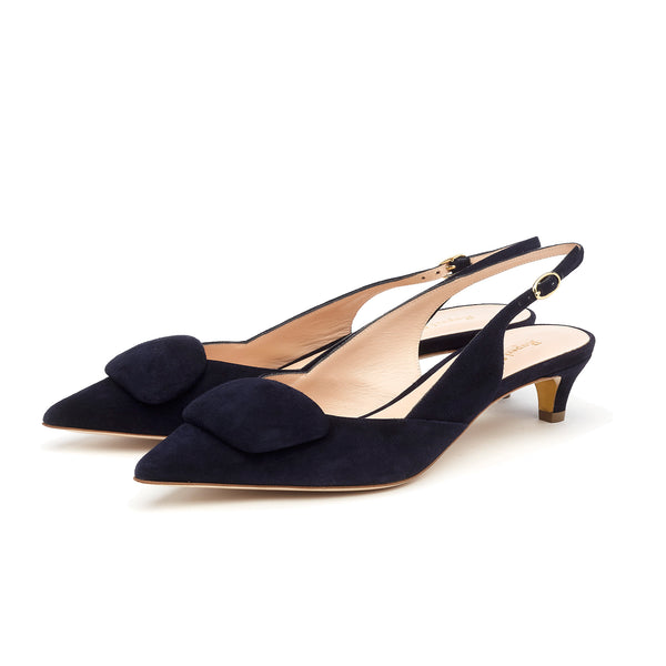 Rupert Sanderson Misty Notte Suede 30mm Heels