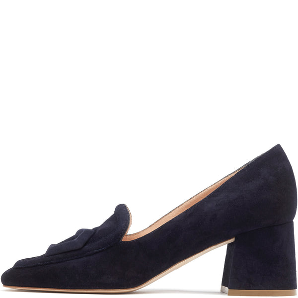 rupert sanderson Nola Notte Suede 60mm Mid Heels
