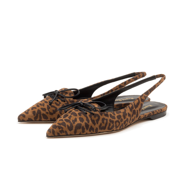 Rupert Sanderson Quito Leopardino Suede 5mm