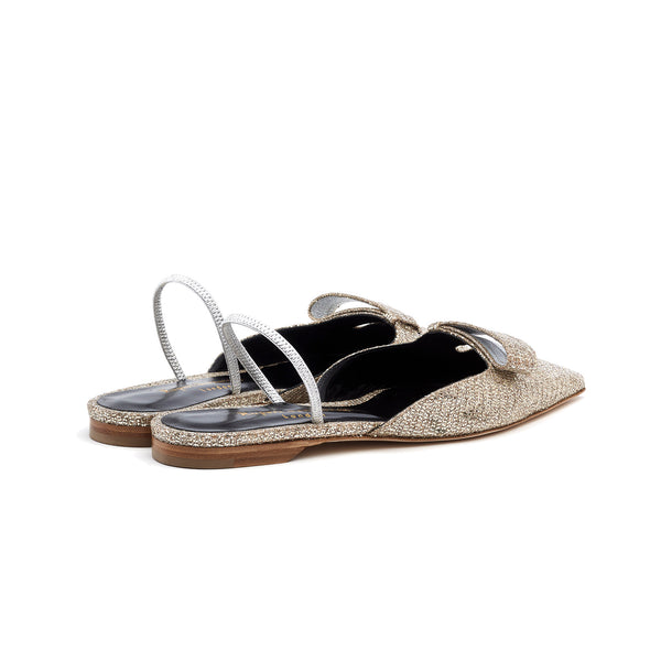 Rupert Sanderson Rapallo Gold Lady 5mm Sandals