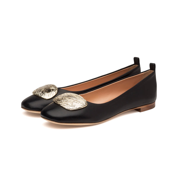 Rupert Sanderson Vedette Ripple Pebble Black Nappa