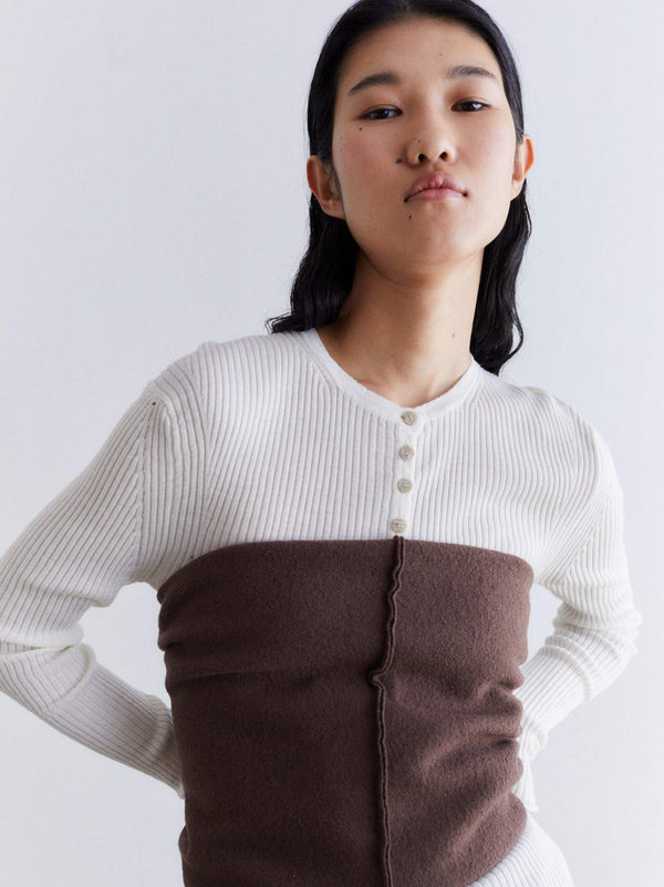 rus Camino sweater Ribbed fine sweater
