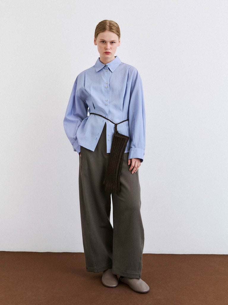 Rus Domu Pants Curved Leg Pants