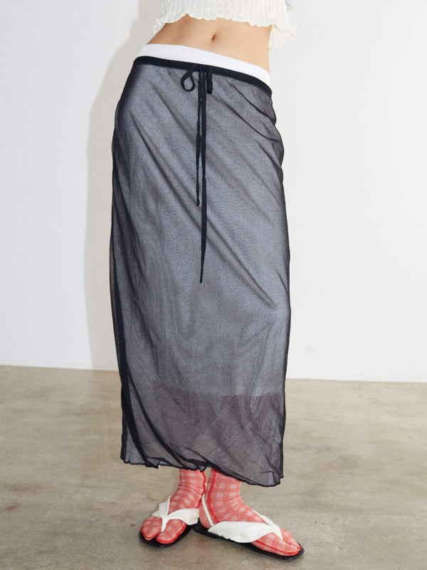 rus Hankachi skirt Sheer skirt