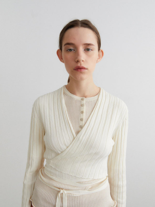 rus Hoyo cardigan Cropped wrap cardigan