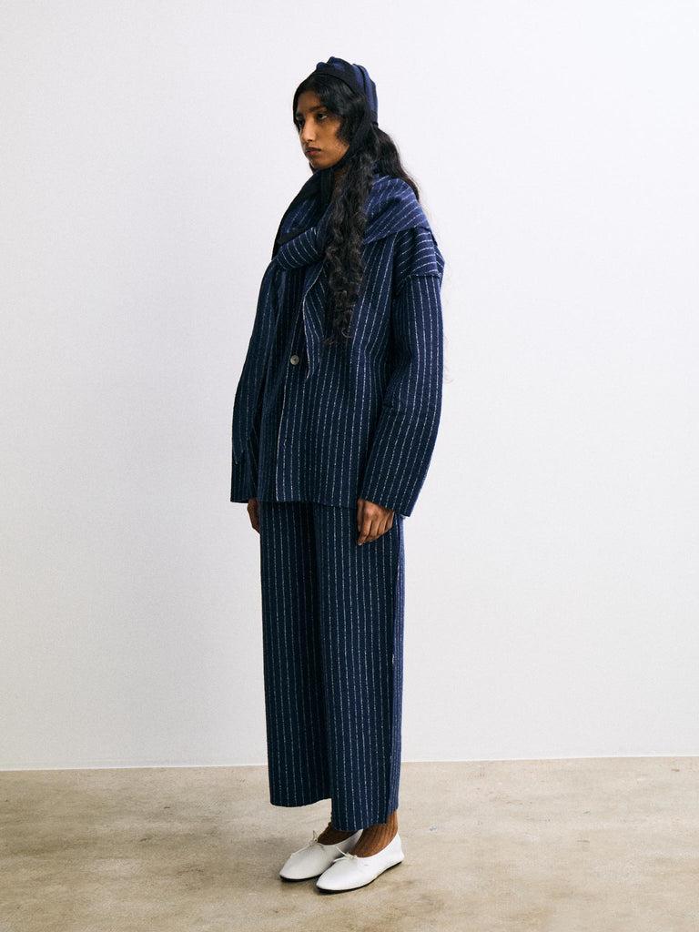Rus Kirio Pants Pinstripe Wool Felted Pants