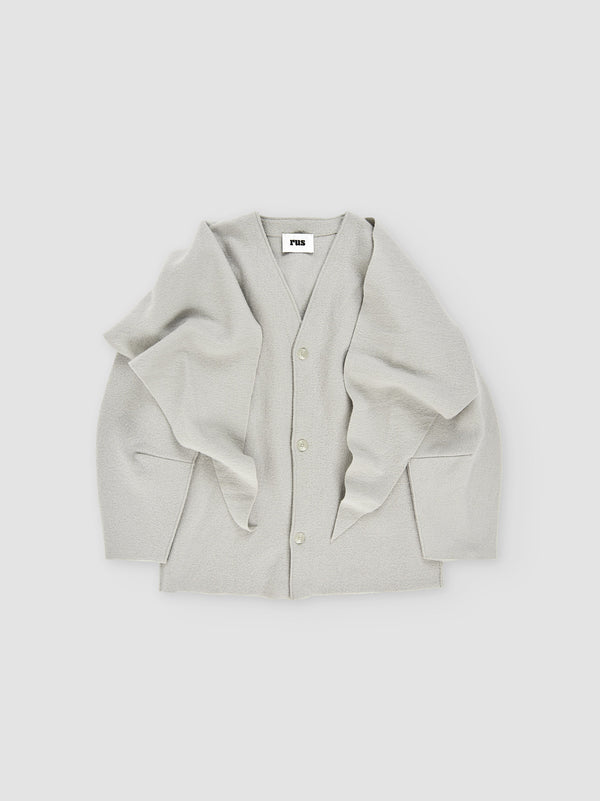 rus Mantello cardigan Felted merino wool cardigan