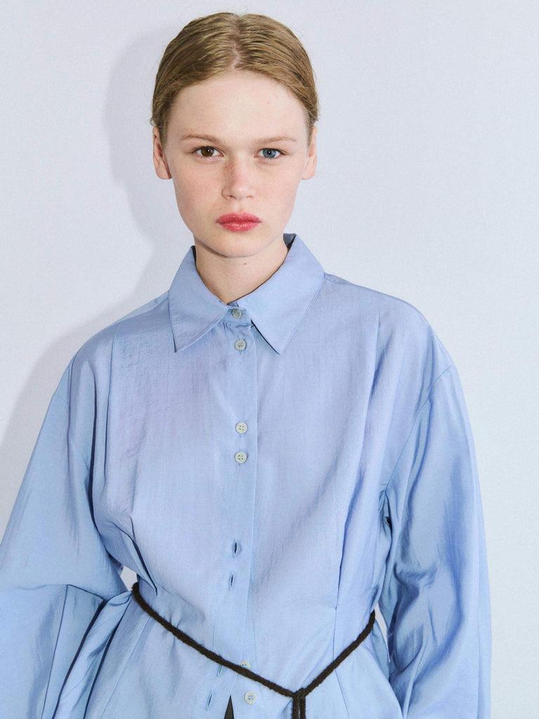 Rus Momoka Shirt Pleated Shirt