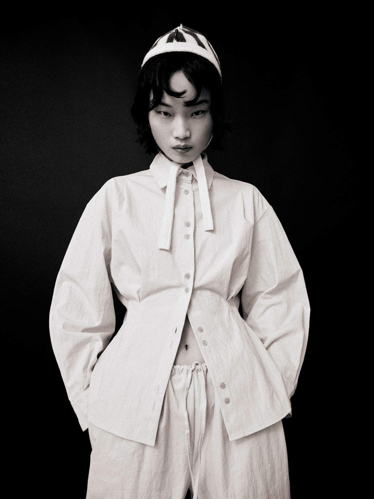 Rus Momoka Shirt Pleated Shirt