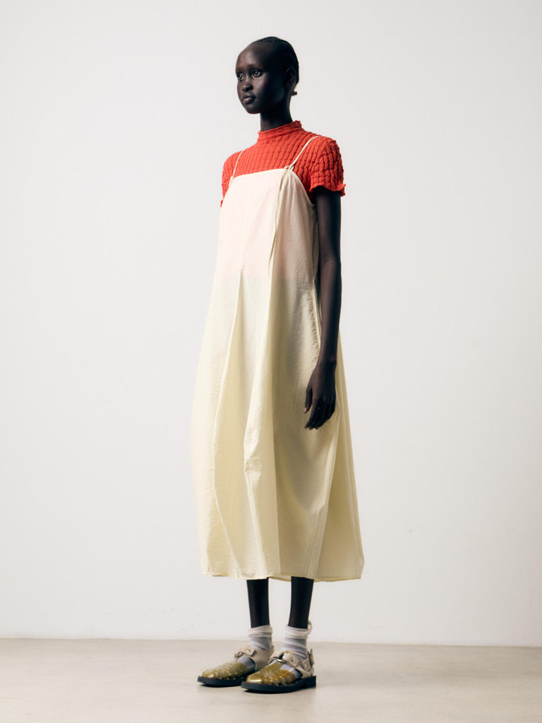 Rus Piuma Dress Balloon Midi Dress