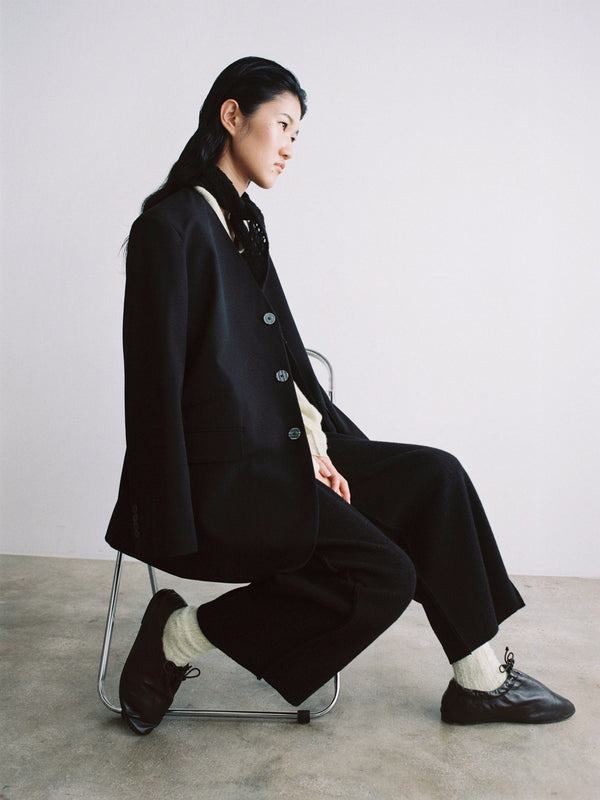 rus Porta blazer Collarless suit jacket