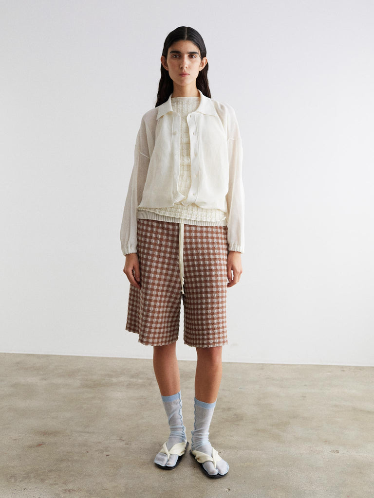 Rus Rogu Cardigan Mesh Buttoned Cardigan