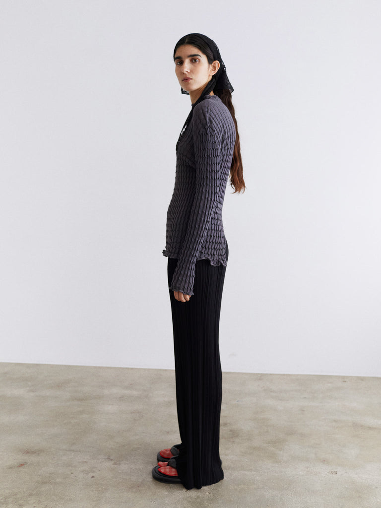 Rus Ruten Pants Ribbed Textured Pants