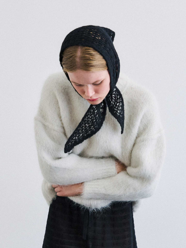 rus Sakuru sweater Brushed crewneck sweater