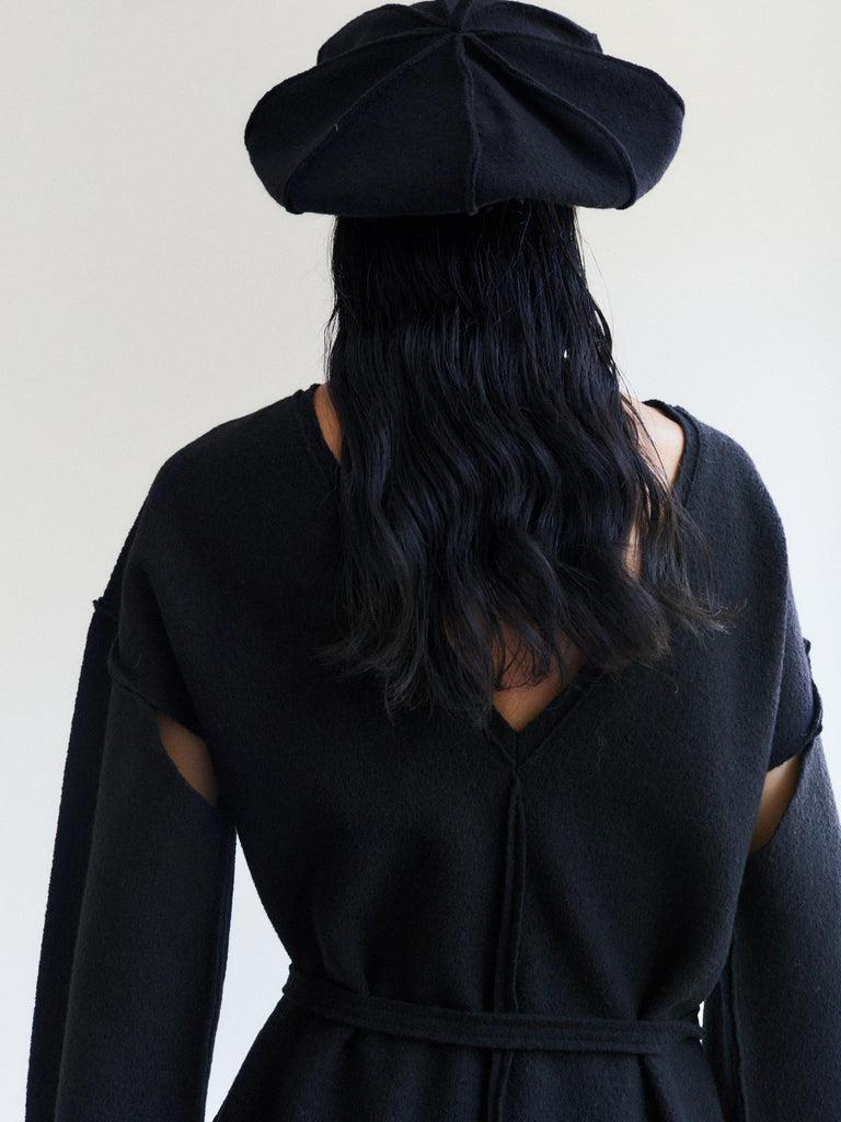 Rus Vase Dress Felted Merino Wool Dress