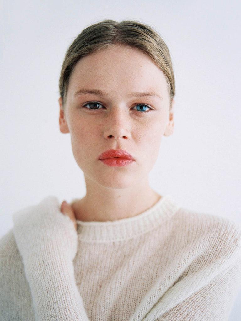 Rus Yubi Sweater Fine Ribbed Knit