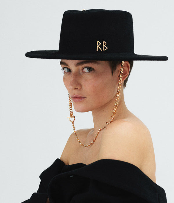 Ruslan Baginskiy Chain Strap Gambler Hat • RB United States