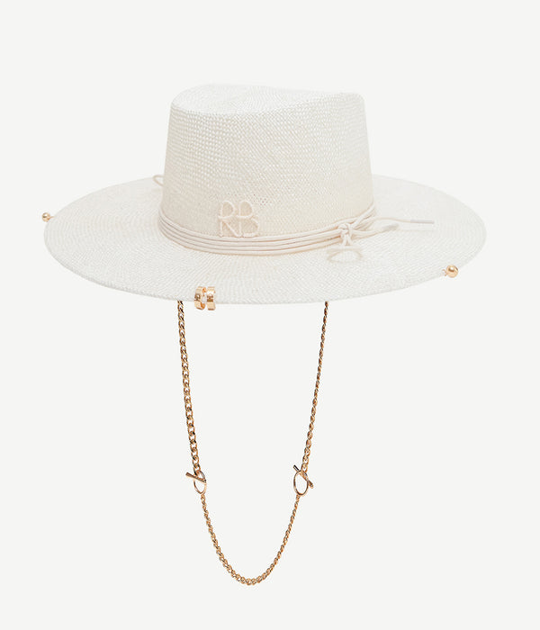 Ruslan Baginskiy Chain Strap Sisal Gambler Hat • RB United States
