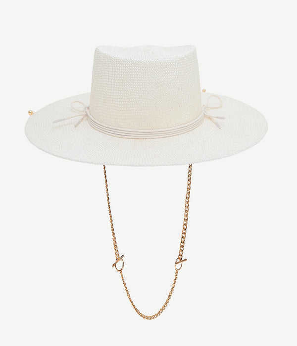 Ruslan Baginskiy Chain Strap Sisal Gambler Hat • RB United States