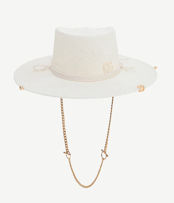 ruslan baginskiy Chain Strap Sisal Gambler Hat • RB United States
