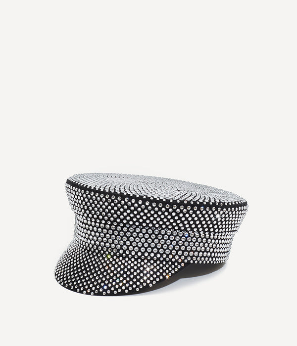 Ruslan Baginskiy Crystal-embellished Baker Boy Cap • RB United States