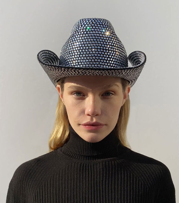 Ruslan Baginskiy Crystal-embellished Cowboy Hat • RB United States