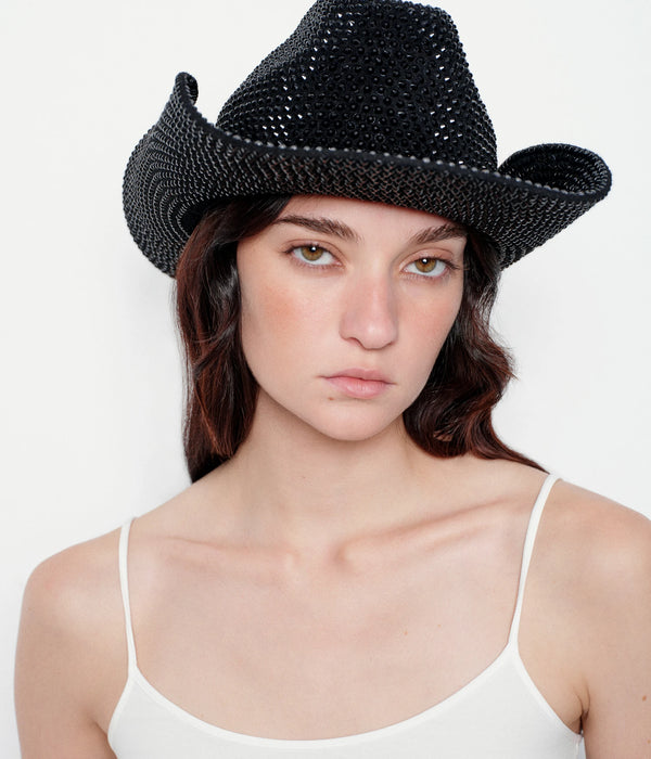 Ruslan Baginskiy Crystal-embellished Cowboy Hat • RB United States