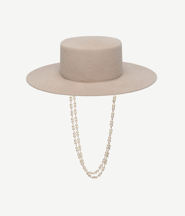 Ruslan Baginskiy Double Chain Strap Canotier Hat • RB United States