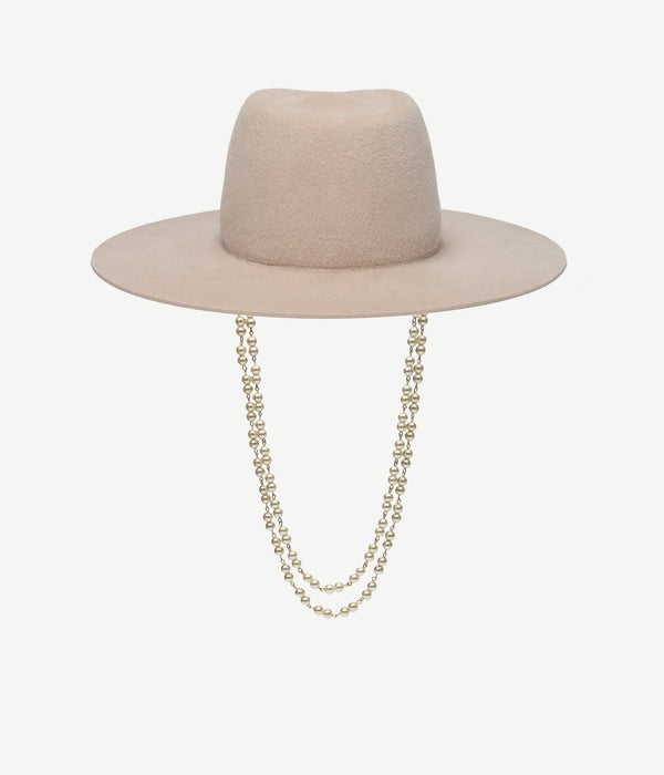 Ruslan Baginskiy Double Chain Strap Fedora Hat • RB United States
