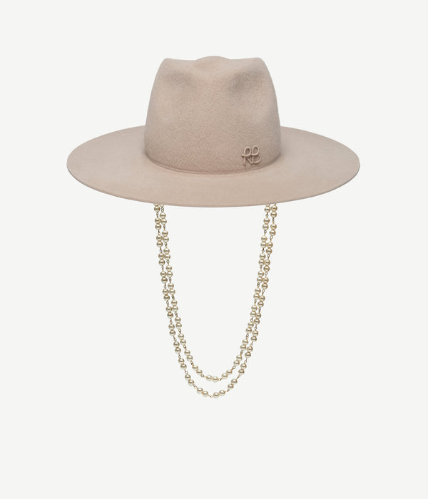 ruslan baginskiy Double Chain Strap Fedora Hat • RB United States