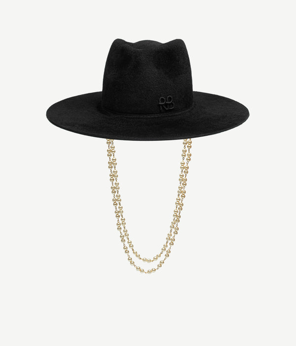 ruslan baginskiy Double Chain Strap Fedora Hat • RB United States