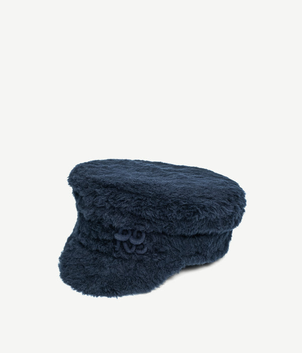 Ruslan Baginskiy Faux-Fur Baker Boy Cap • RB United States
