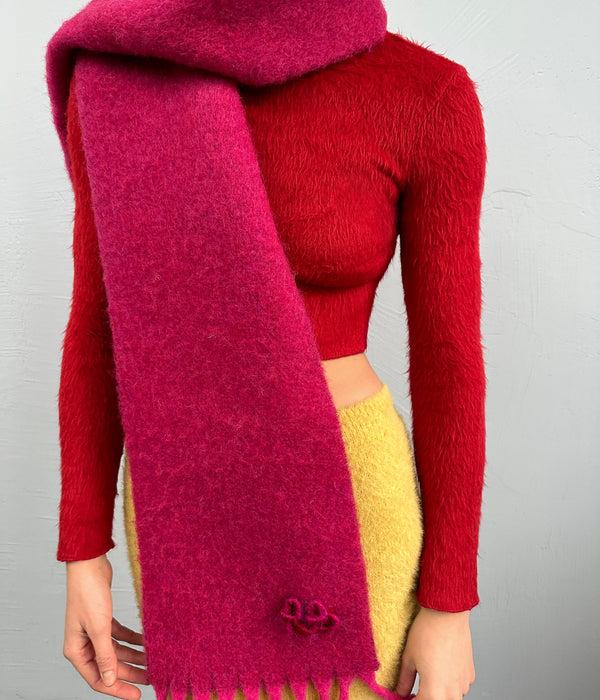 Ruslan Baginskiy Fringed Alpaca-blend Scarf Mid • RB United States