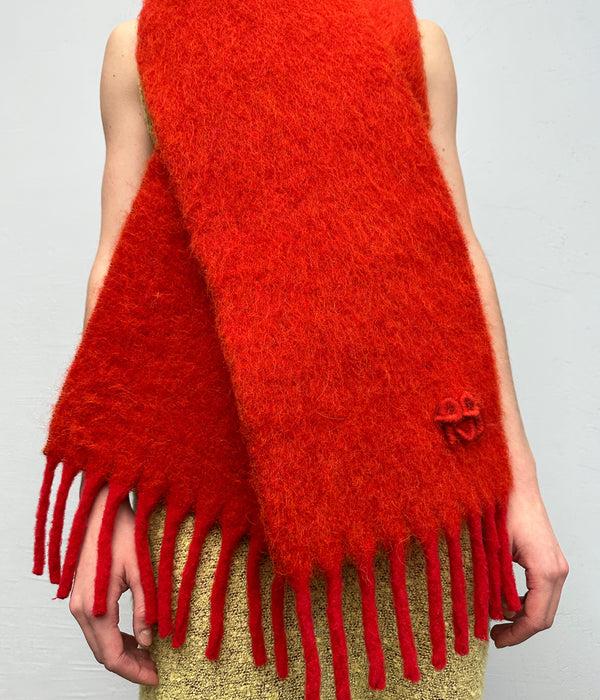 Ruslan Baginskiy Fringed Alpaca-blend Scarf Mid • RB United States