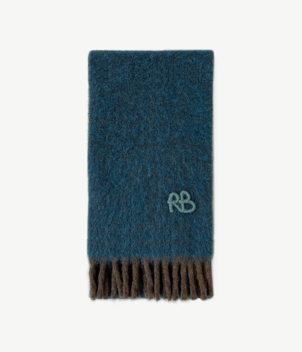 Ruslan Baginskiy Fringed Alpaca-blend Scarf Mid • RB United States